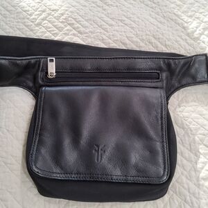 Vintage Frye Leather/Fabric Belt Bag